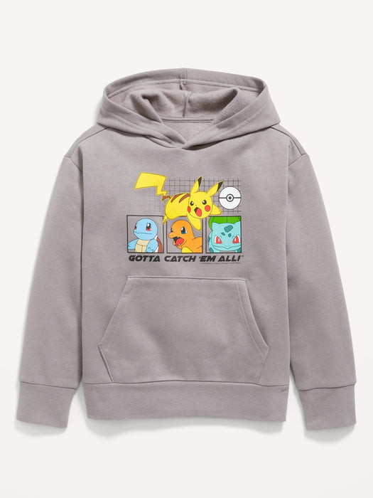 Gender-Neutral Licensed Pop-Culture Pullover Hoodie for Kids