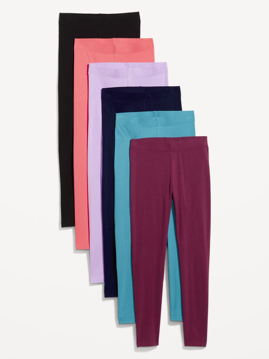 High-Waisted Leggings 6-Pack for Women