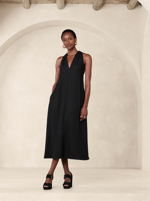 Juli Crepe Midi Dress