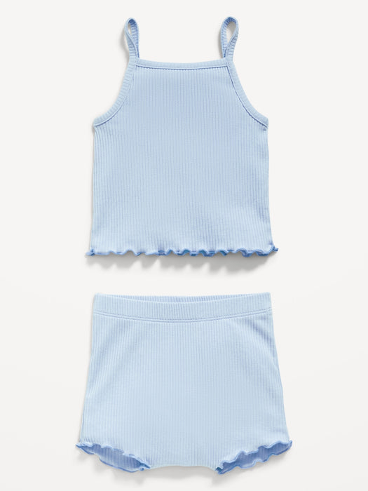 Rib-Knit Cami and Shorts Set for Baby
