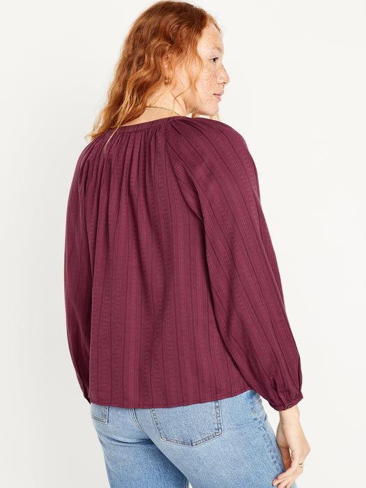 Textured Dobby Top