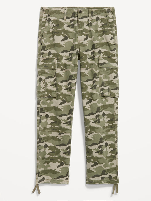 Loose Taper Cargo Ripstop Pants