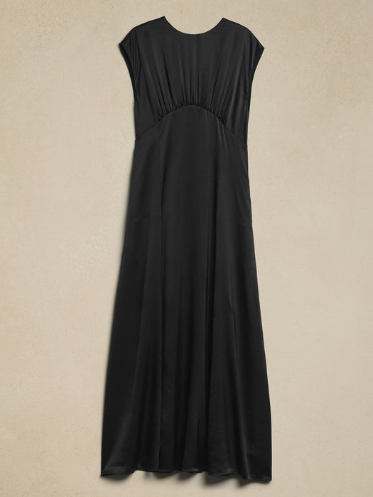 Astral Silk Maxi Dress