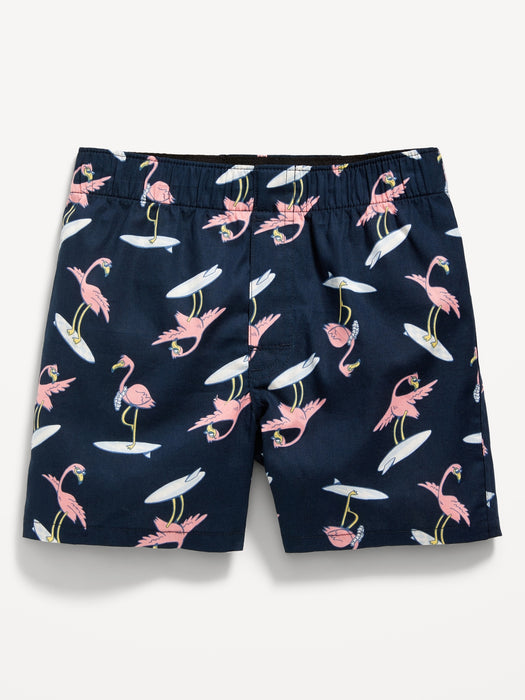 Poplin Printed Boxer Shorts for Boys