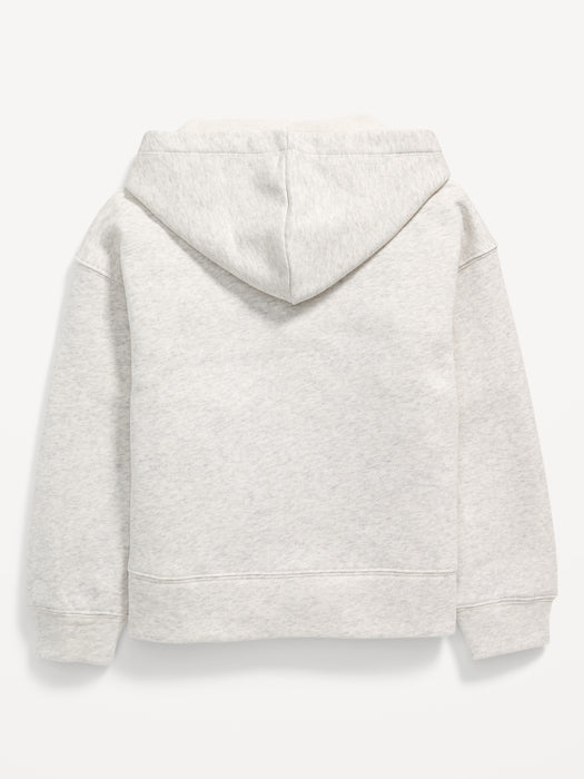 Logo-Graphic Zip Hoodie for Girls