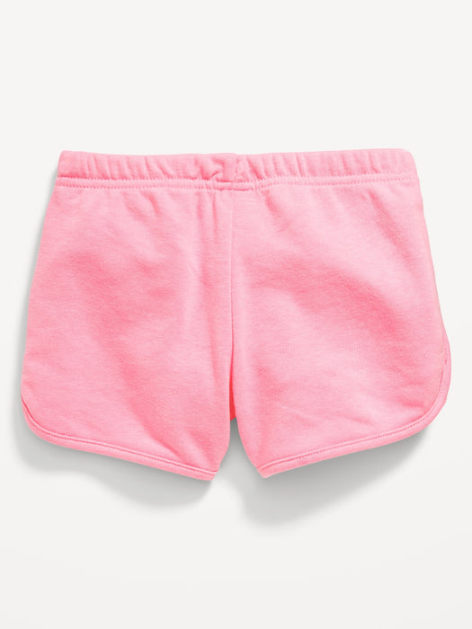 French Terry Dolphin-Hem Shorts for Toddler Girls