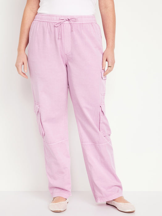 Mid-Rise Cargo Pants