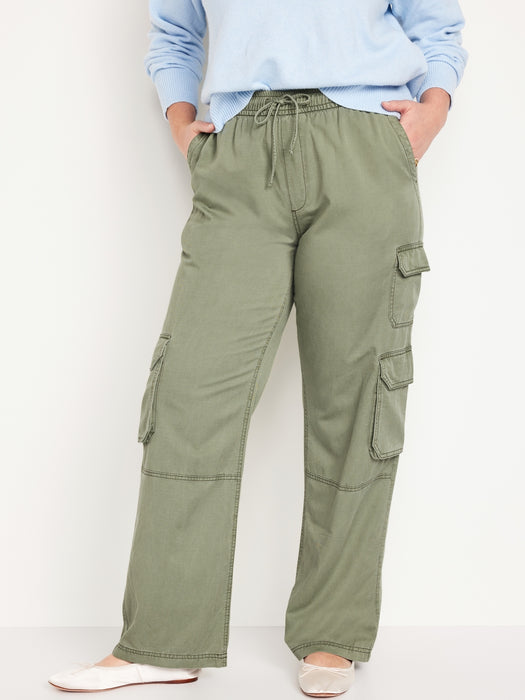 Mid-Rise Cargo Pants