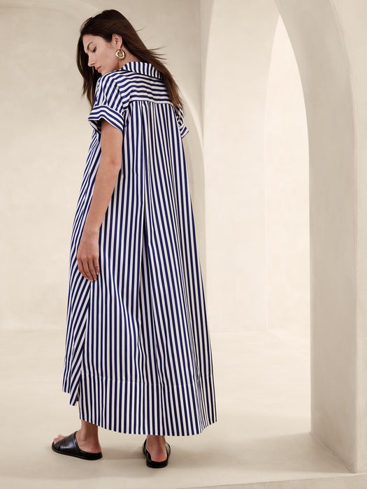 Cruz Poplin Maxi Dress