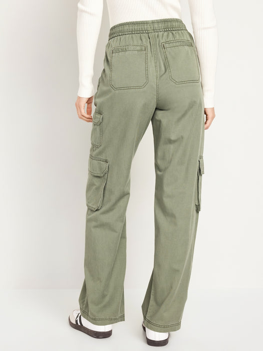 Mid-Rise Cargo Pants