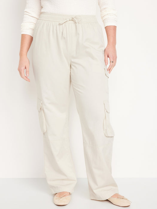Mid-Rise Cargo Pants