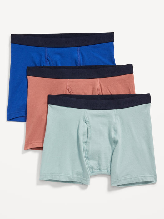 3-Pack Boxer Briefs -- 4.5-inch inseam