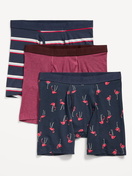 3-Pack Soft-Washed Boxer Briefs -- 6.25-inch inseam