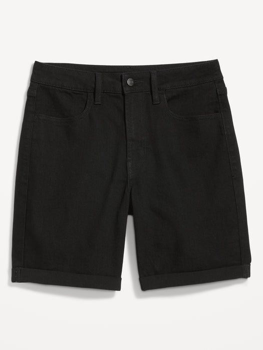 High-Waisted Wow Jean Shorts -- 7-inch inseam
