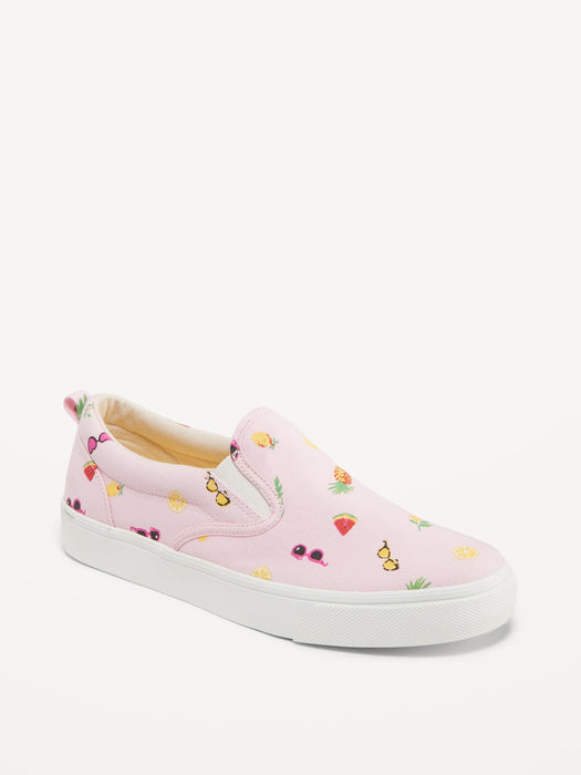 Canvas Slip-On Sneakers for Girls