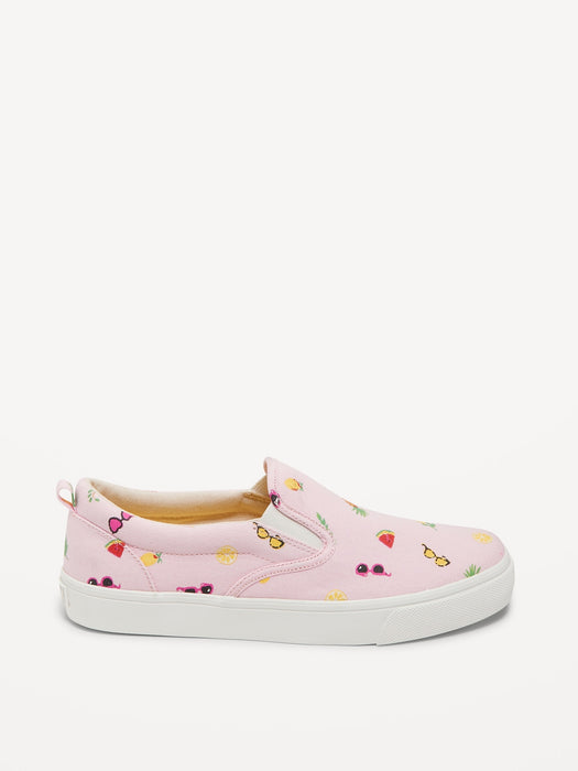 Canvas Slip-On Sneakers for Girls