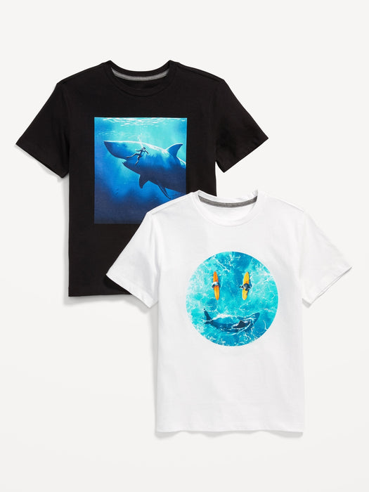 Short-Sleeve Graphic T-Shirt 2-Pack for Boys