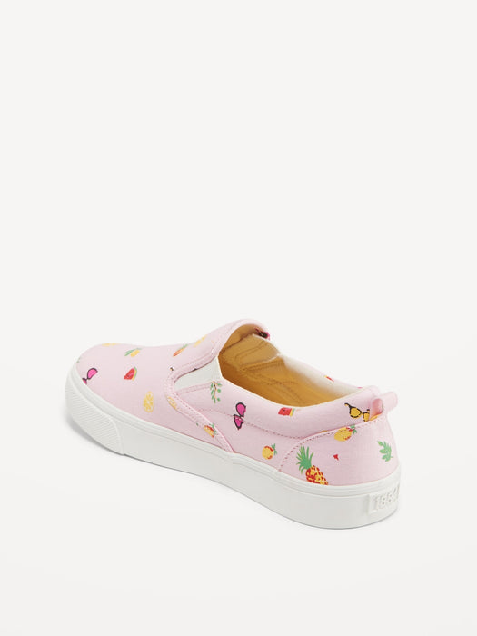 Canvas Slip-On Sneakers for Girls