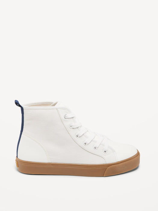 Gender-Neutral Canvas High-Top Sneakers for Kids