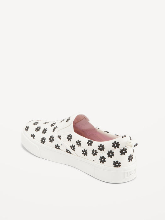 Canvas Slip-On Sneakers for Girls