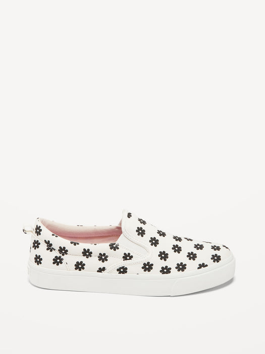 Canvas Slip-On Sneakers for Girls
