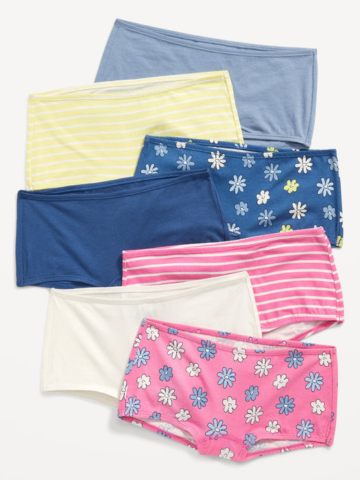 Boyshorts Underwear 7-Pack for Girls