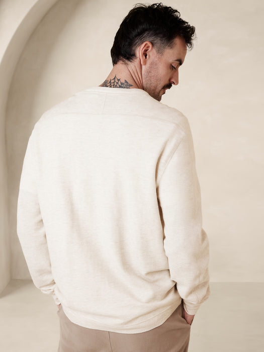 Double-Knit Crew-Neck T-Shirt