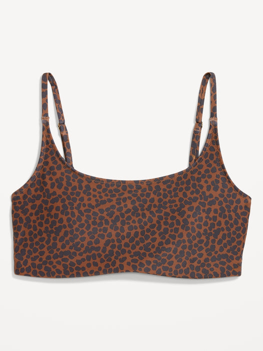 Scoop-Neck Bikini Swim Top