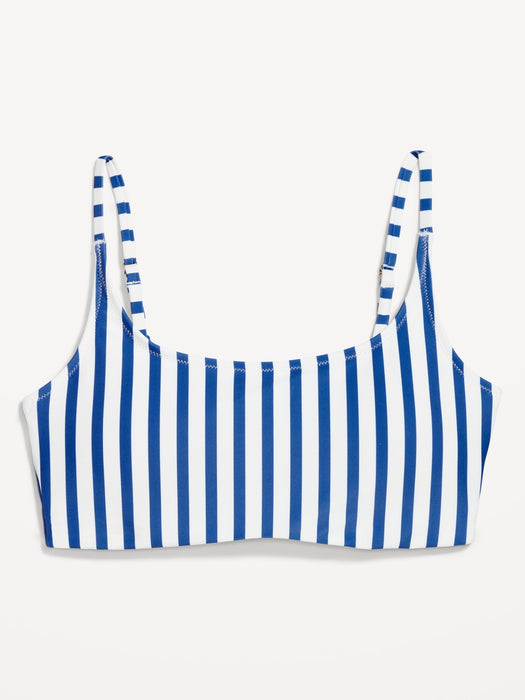 Scoop-Neck Bikini Swim Top