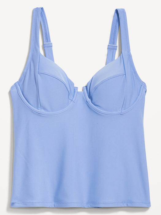 Underwire Tankini Swim Top