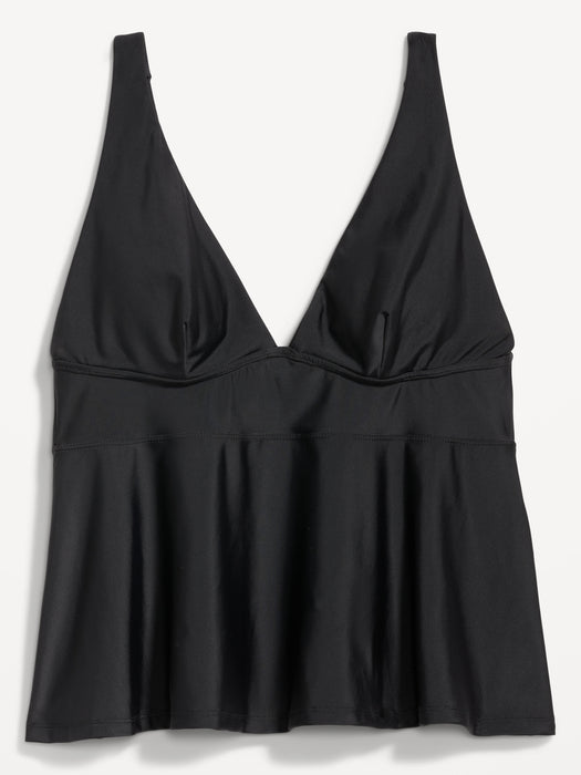 V-Neck Swing Tankini Swim Top