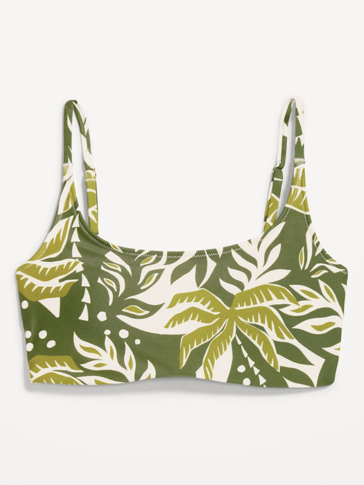 Scoop-Neck Bikini Swim Top