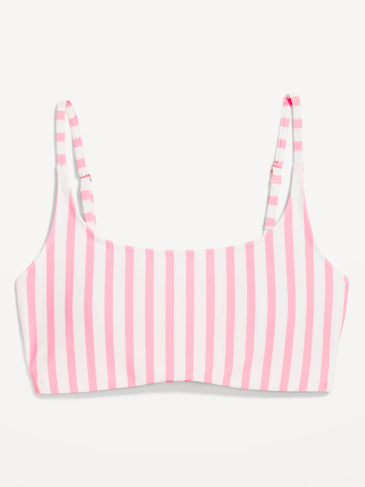 Scoop-Neck Bikini Swim Top