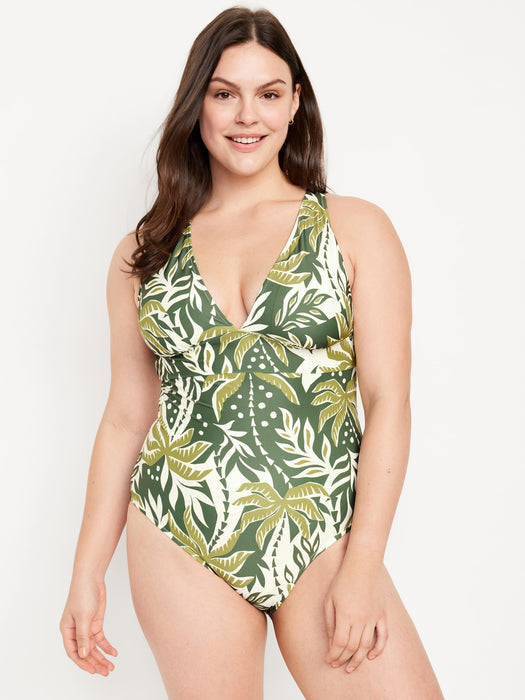 Tie-Back One-Piece Swimsuit