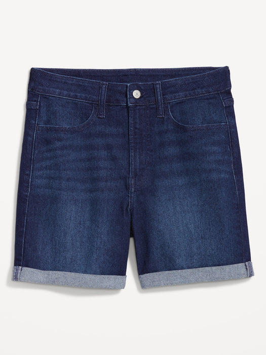 High-Waisted Wow Jean Shorts -- 5-inch inseam