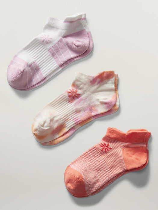 Athleta Girl Everyday Ankle Sock 3-Pack