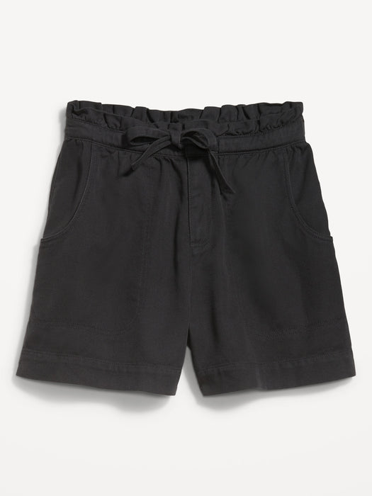 Extra High-Waisted Utility Shorts -- 4-inch inseam