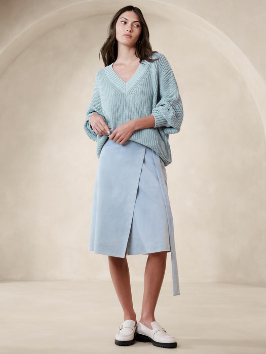 Janie Oversized Cotton Sweater