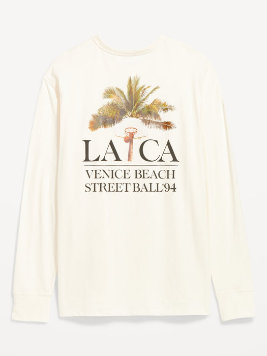 Soft-Washed Long-Sleeve Graphic T-Shirt