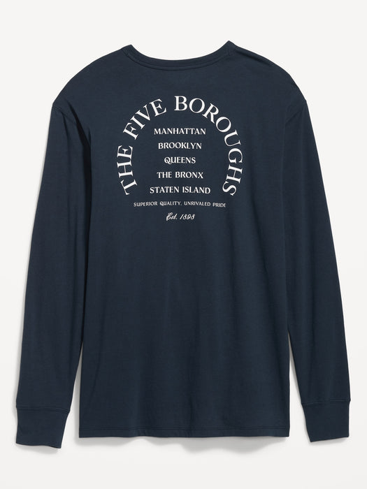 Soft-Washed Long-Sleeve Graphic T-Shirt