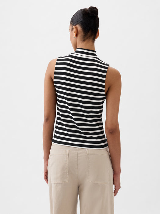 Modern Mockneck Tank Top