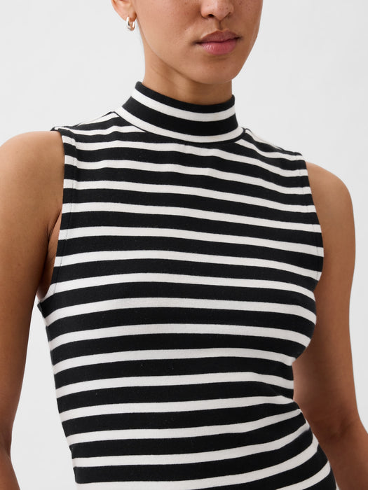 Modern Mockneck Tank Top