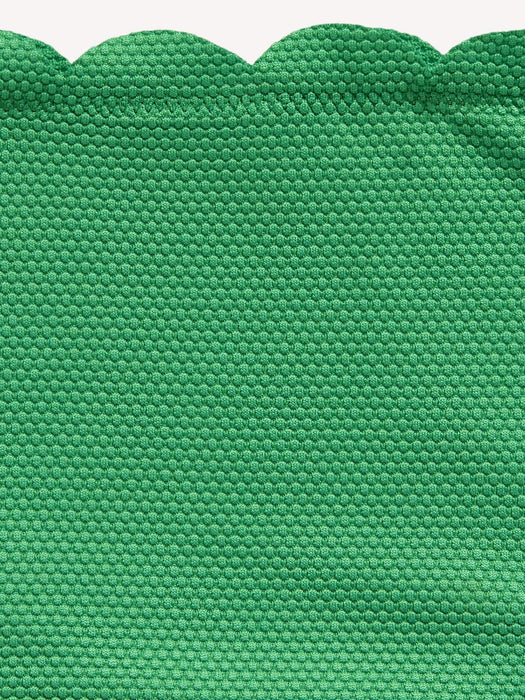 One-Shoulder Scallop-Trim Swim Set for Girls