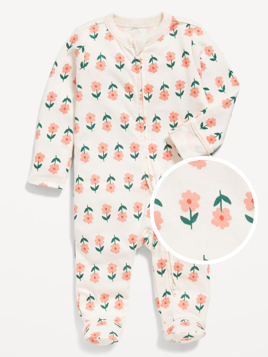 2-Way-Zip Sleep & Play Footed One-Piece for Baby