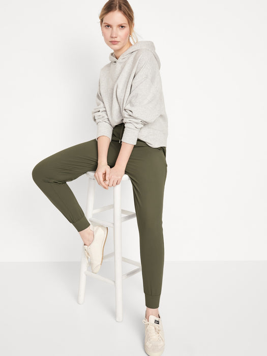 High-Waisted SleekTech Joggers