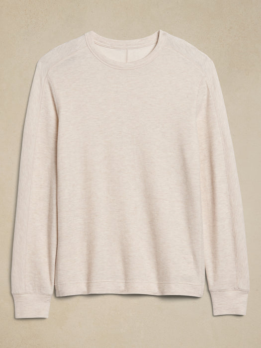 Double-Knit Crew-Neck T-Shirt