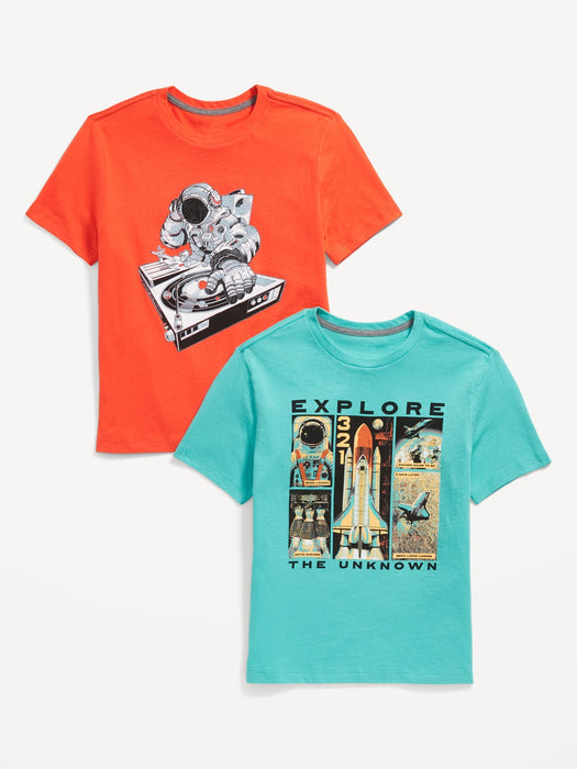Short-Sleeve Graphic T-Shirt 2-Pack for Boys
