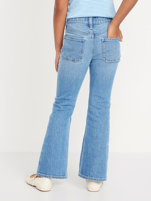 High-Waisted Utility Slim Flare Jeans for Girls