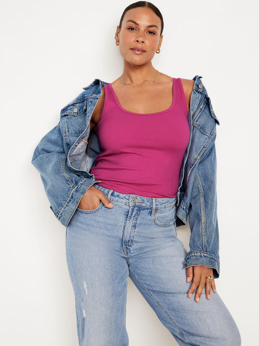 Rib-Knit First Layer Tank Top