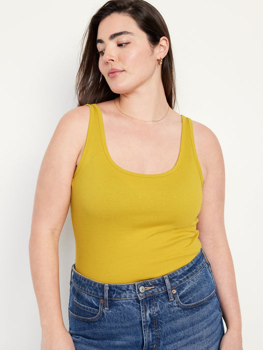 Rib-Knit First Layer Tank Top